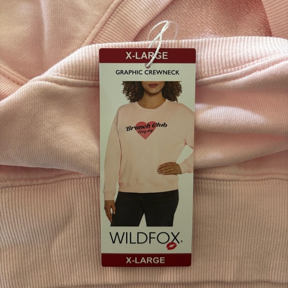 WILDFOX “Brunch Club Every Day” Graphic Crewneck - XL - Picture 7 of 7